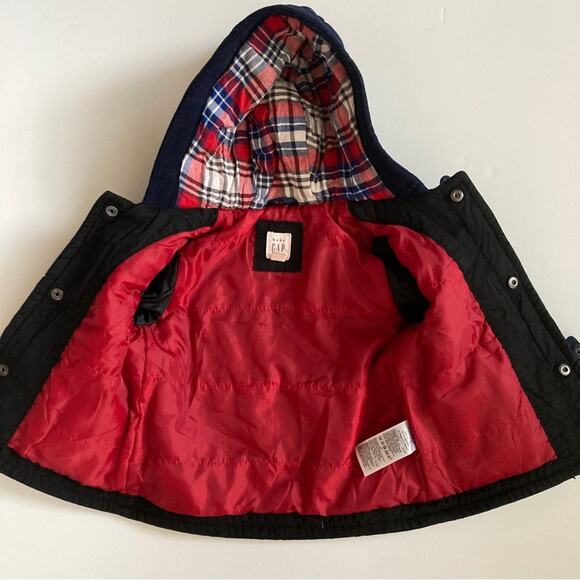 Gap baby Toggle Coat Navy Size 12-16 Months - Picture 6 of 10